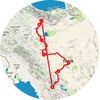 all inclusive vacation to iran map